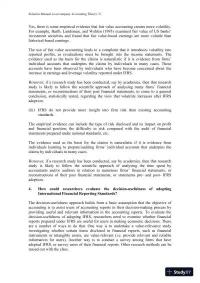 Accounting Theory, 7th Edition Solution Manual - Page 26 preview image