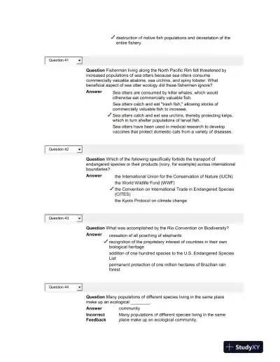 Test Bank For Economy of Nature, 6th Edition - Page 12 preview image