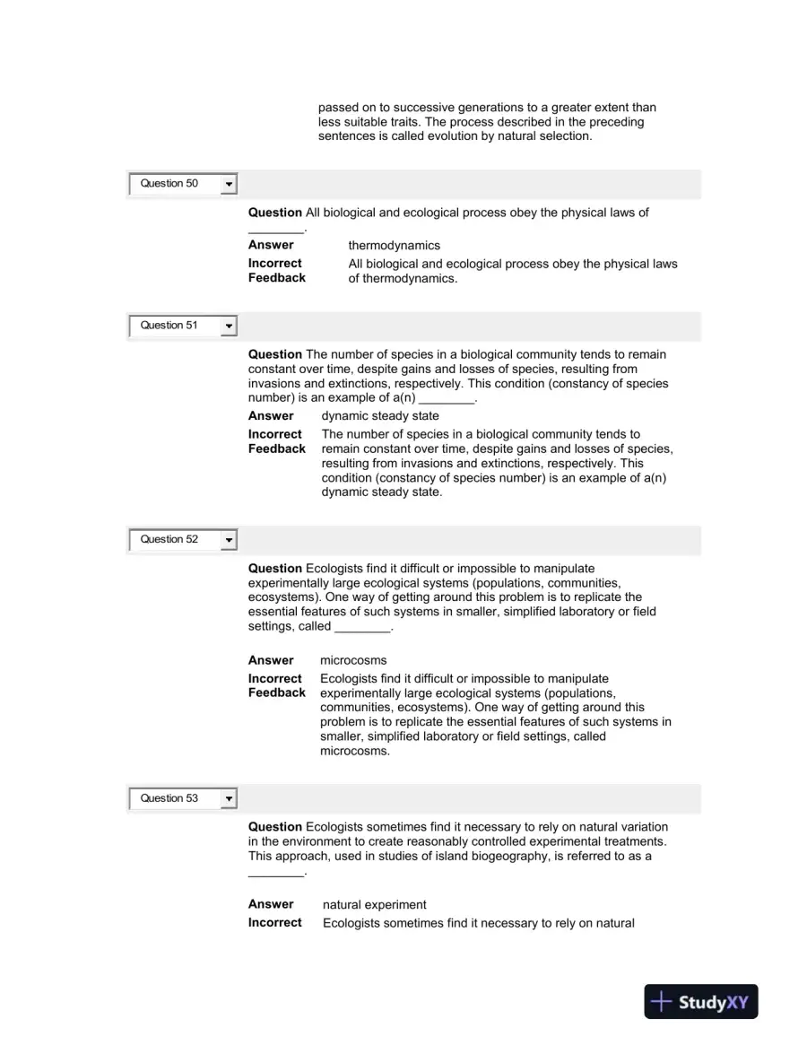 Test Bank For Economy of Nature, 6th Edition, page 14