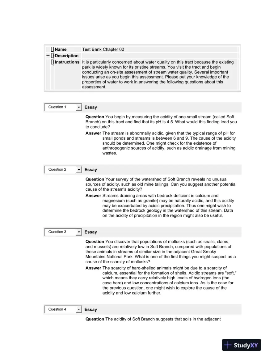 Test Bank For Economy of Nature, 6th Edition, page 16