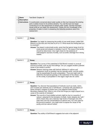 Test Bank For Economy of Nature, 6th Edition - Page 16 preview image