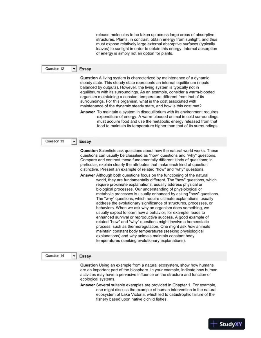 Test Bank For Economy of Nature, 6th Edition, page 5