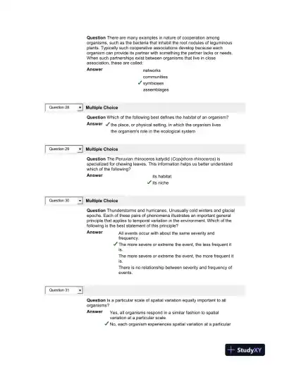 Test Bank For Economy of Nature, 6th Edition - Page 9 preview image