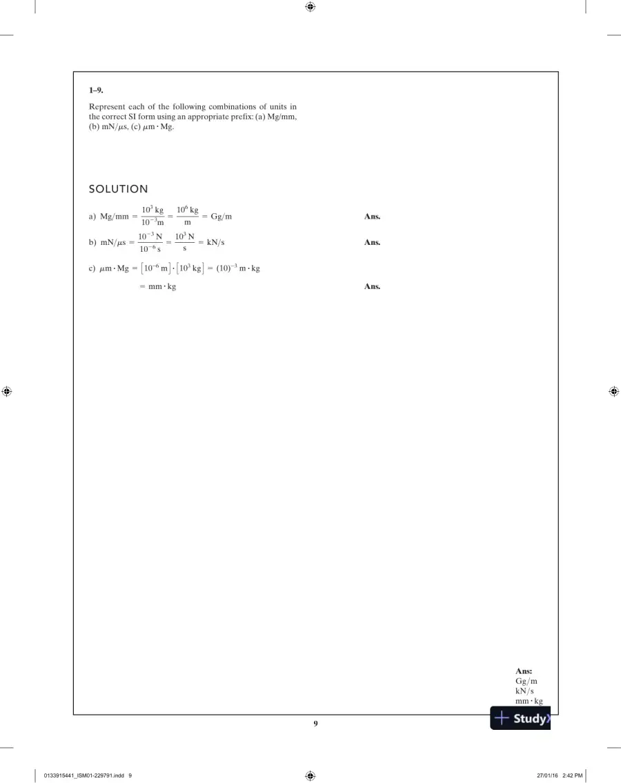 Solution Manual for Engineering Mechanics Statics in SI Units, 14th Edition, page 10