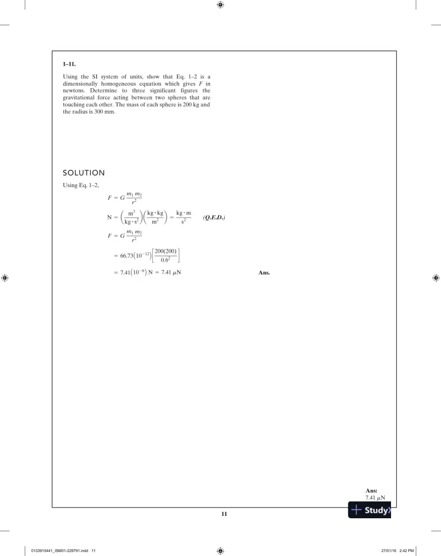 Solution Manual for Engineering Mechanics Statics in SI Units, 14th Edition, page 12