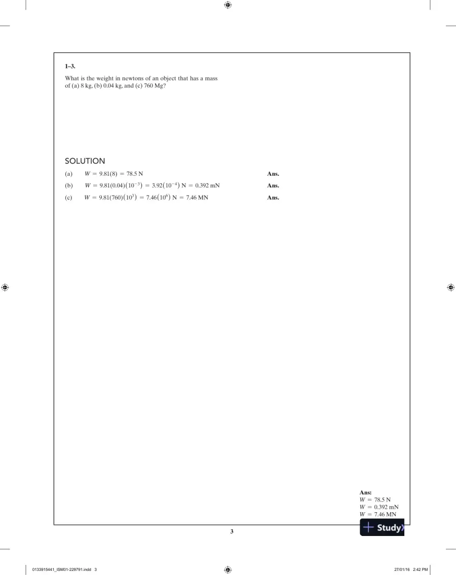 Solution Manual for Engineering Mechanics Statics in SI Units, 14th Edition, page 4