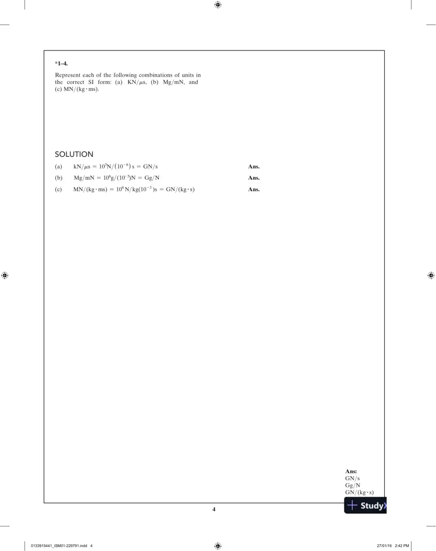 Solution Manual for Engineering Mechanics Statics in SI Units, 14th Edition, page 5