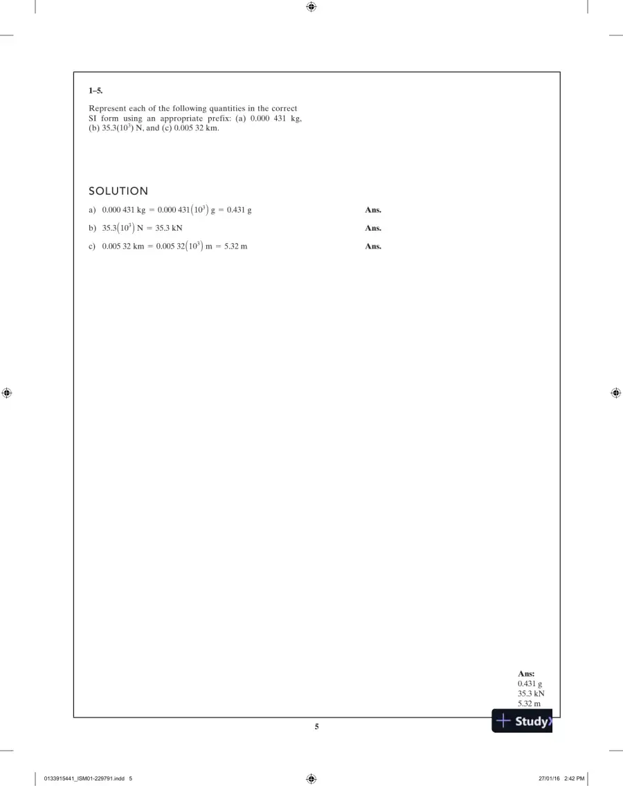 Solution Manual for Engineering Mechanics Statics in SI Units, 14th Edition, page 6
