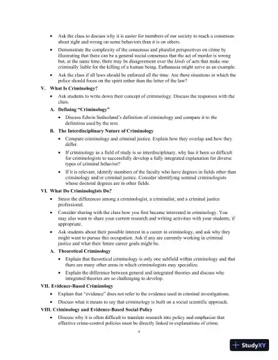 Lecture Notes For Criminology Today: An Integrative Introduction, 10th Edition - Page 14 preview image