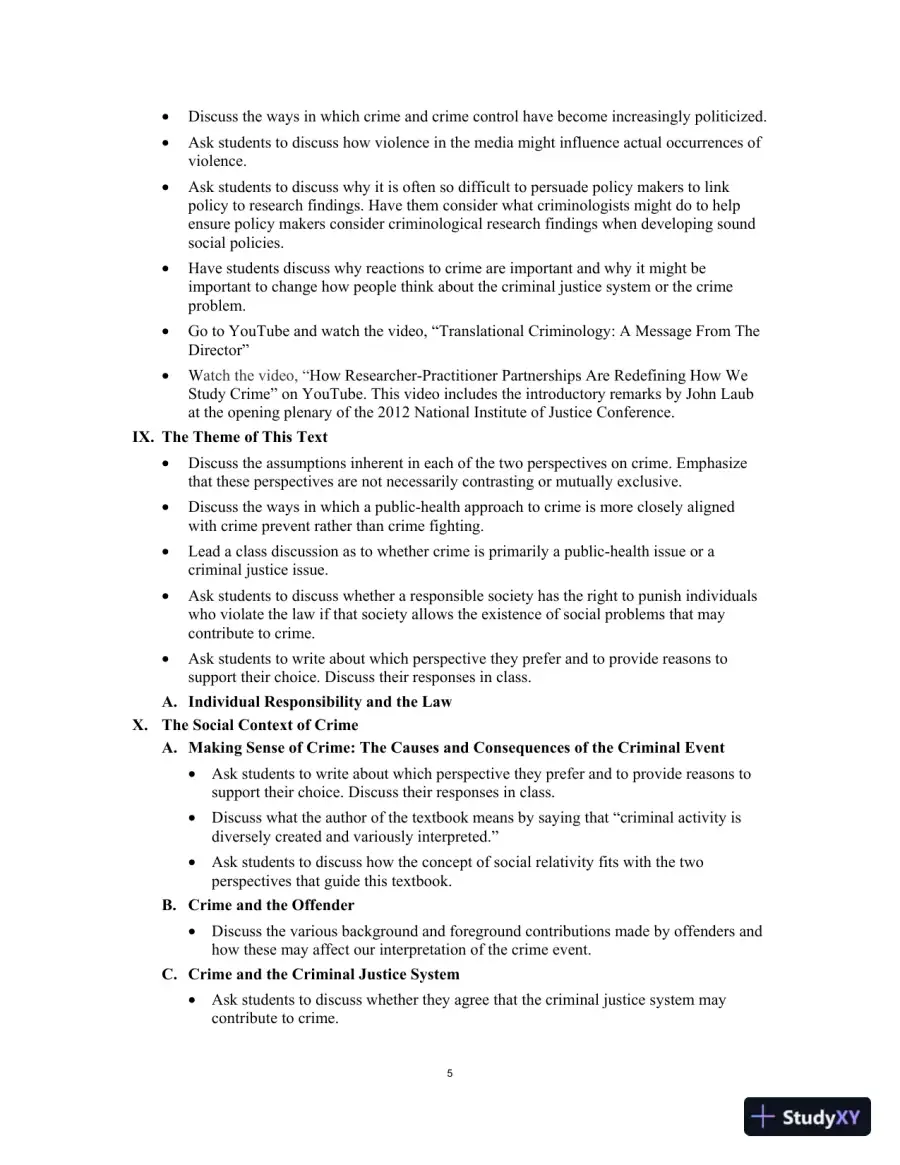 Lecture Notes For Criminology Today: An Integrative Introduction, 10th Edition, page 15