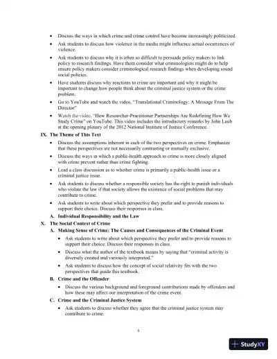 Lecture Notes For Criminology Today: An Integrative Introduction, 10th Edition - Page 15 preview image