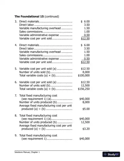 Solution Manual For Managerial Accounting 16th Edition Solution Manual - Page 10 preview image