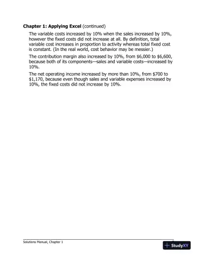 Solution Manual For Managerial Accounting 16th Edition Solution Manual - Page 8 preview image