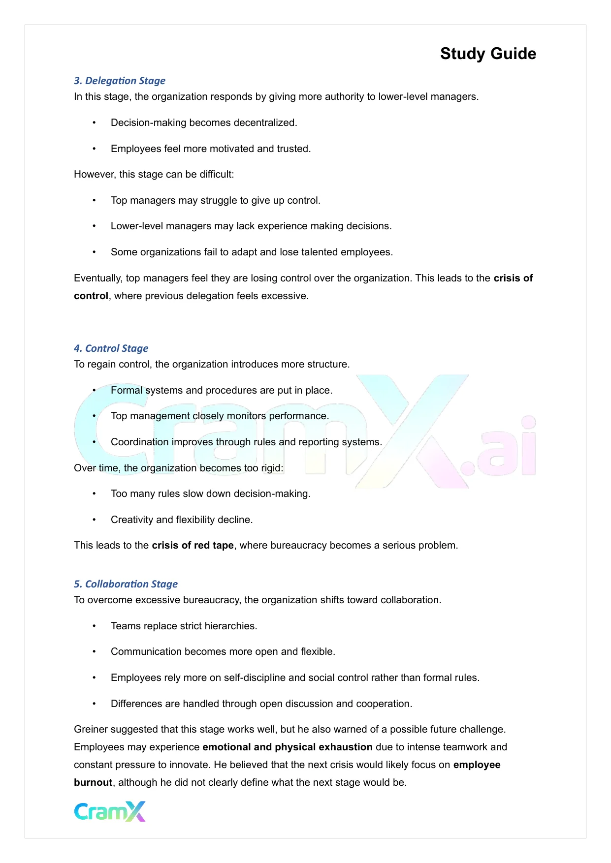 Principles of Management - Managing Change - Page 4 preview image