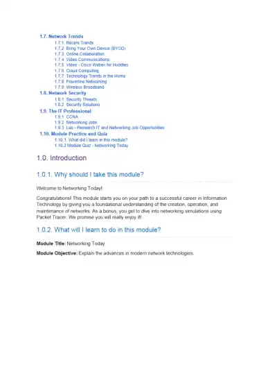 CCNA 1 v7 - Page 2 preview image