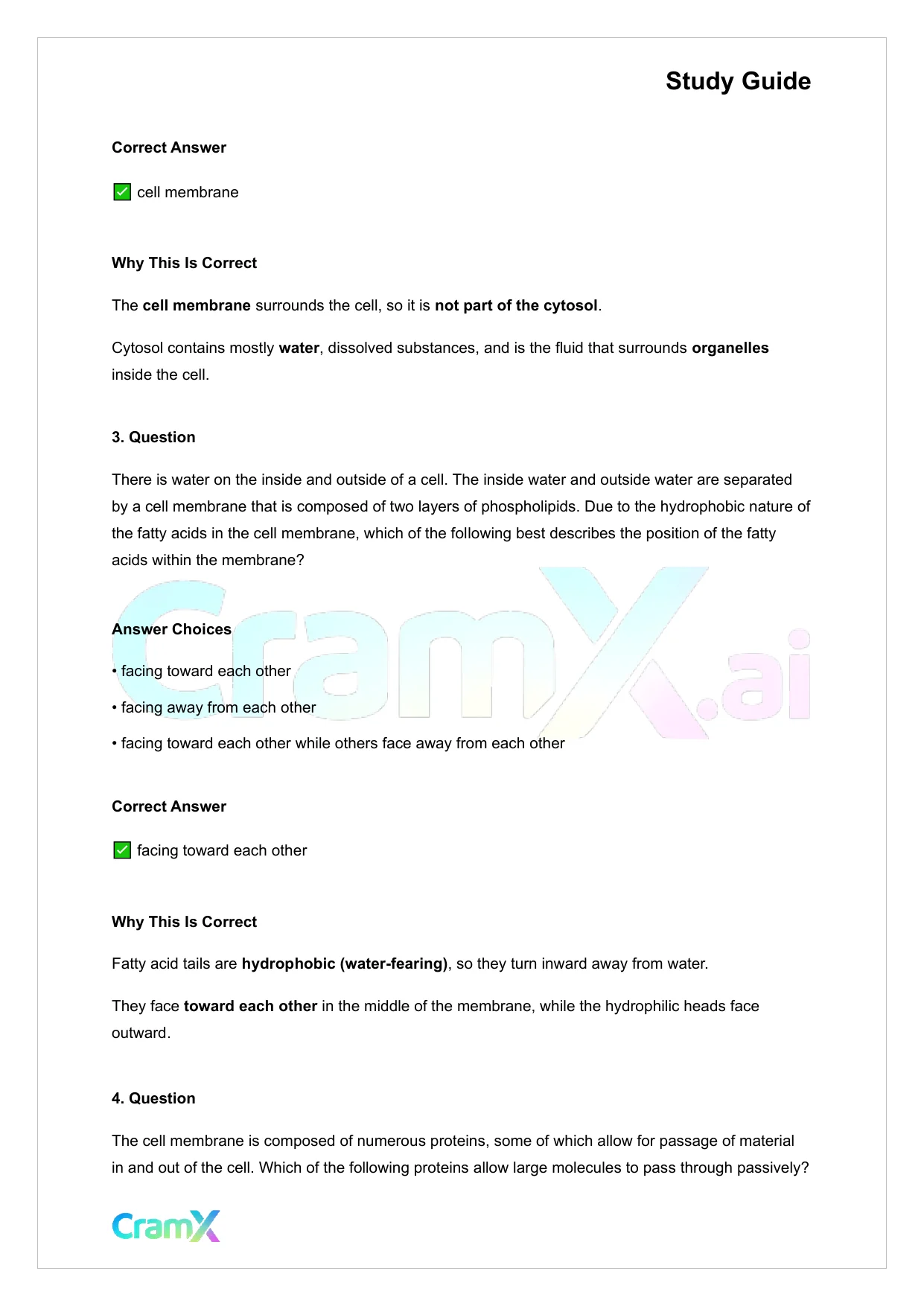 Anatomy and Physiology - The Cell - Page 2 preview image