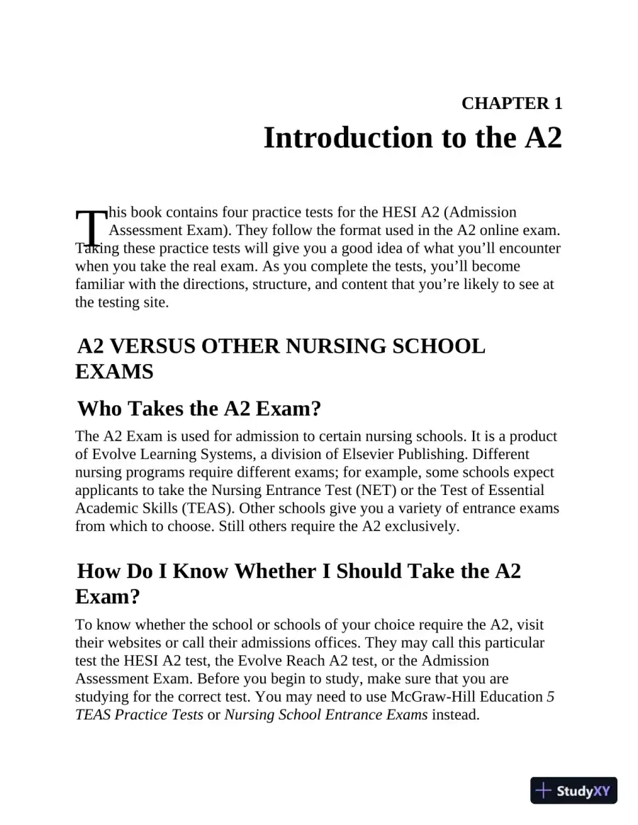 4 HESI A2 Practice Tests (2020), page 10