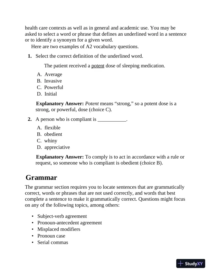 4 HESI A2 Practice Tests (2020), page 16