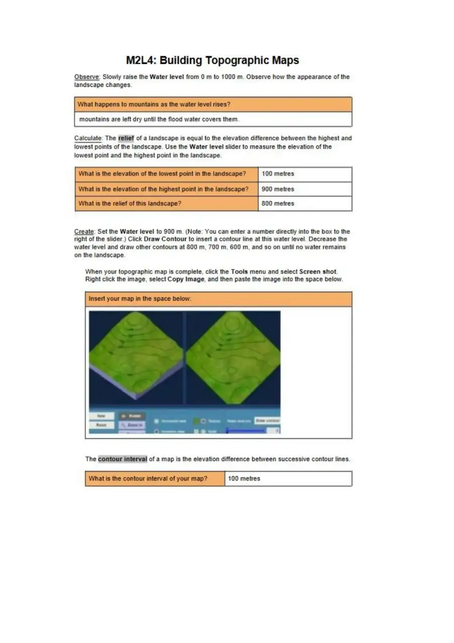 Building Topographic Maps Creating 3D Maps with Wa, page 2