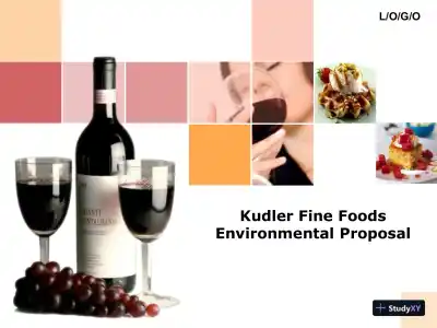 Kudler Fine Foods Environmental Proposal - Page 1 preview image