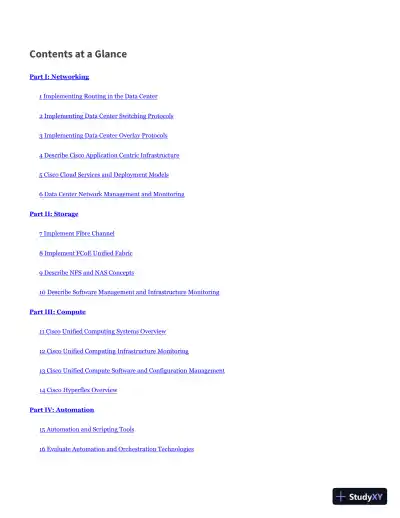 CCNP and CCIE Data Center Core DCCOR 350-601 Official Cert Guide (2020) - Page 22 preview image