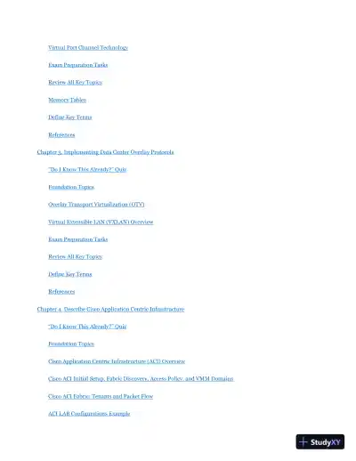 CCNP and CCIE Data Center Core DCCOR 350-601 Official Cert Guide (2020) - Page 5 preview image
