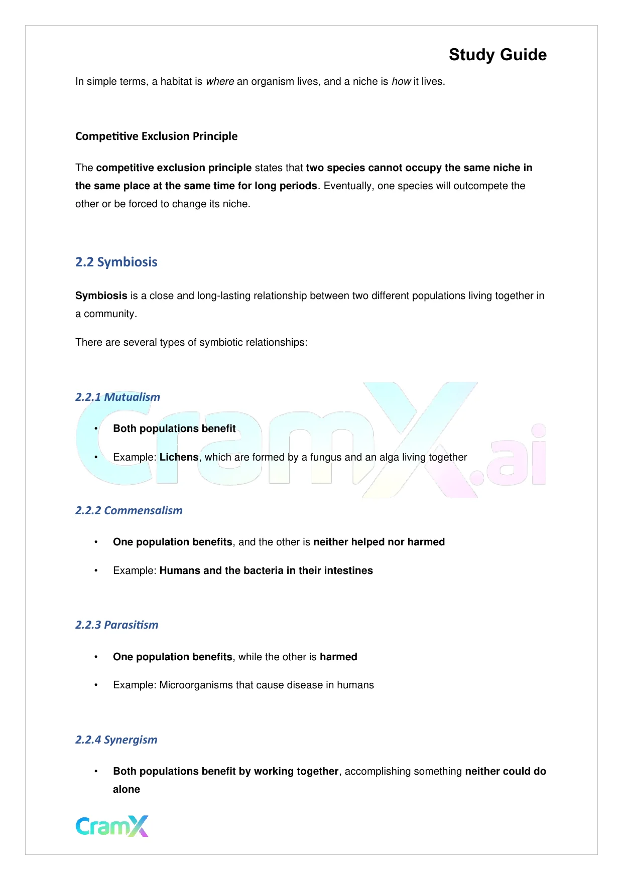Biology - Ecology - Page 4 preview image