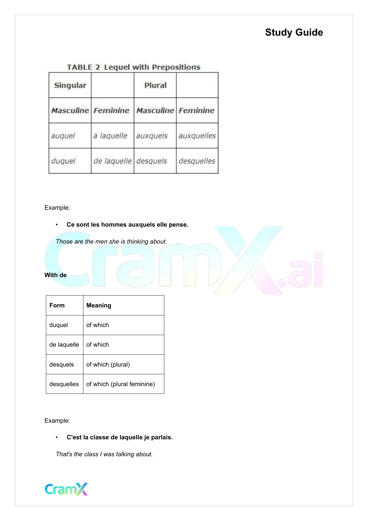 French I - Pronouns - Page 7 preview image