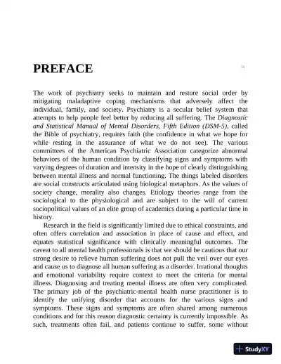 The Psychiatric-Mental Health Nurse Practitioner Certification Review Manual (2020) - Page 13 preview image