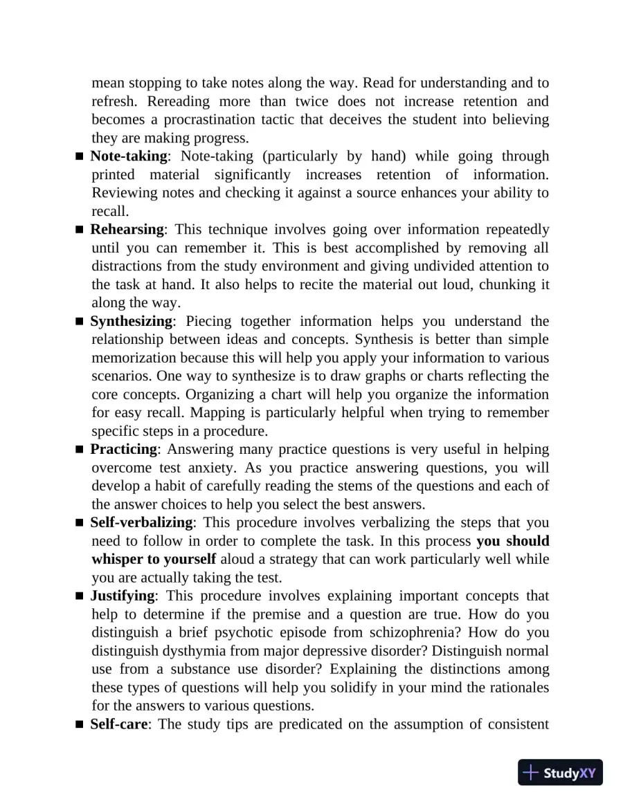 The Psychiatric-Mental Health Nurse Practitioner Certification Review Manual (2020), page 19