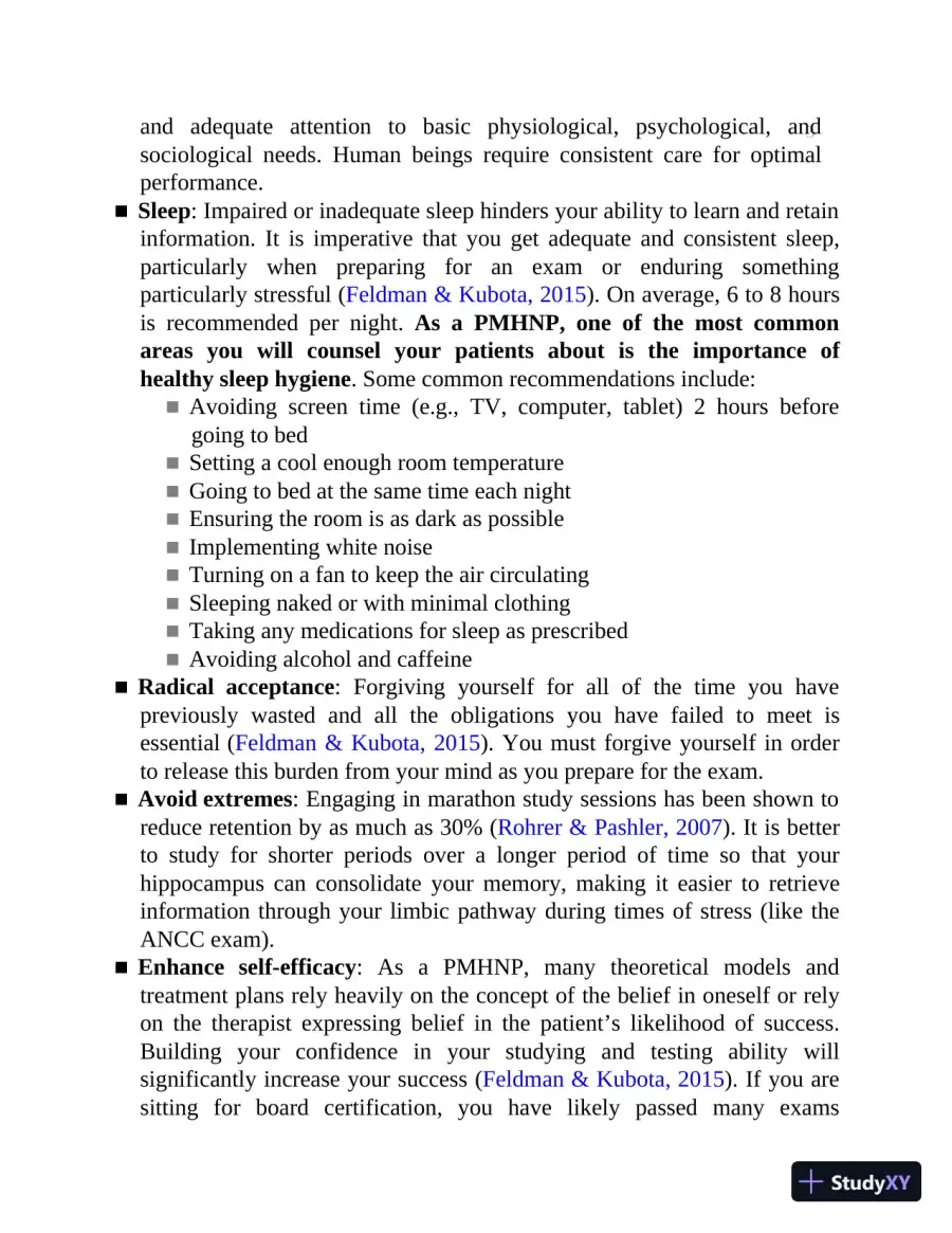 The Psychiatric-Mental Health Nurse Practitioner Certification Review Manual (2020), page 20