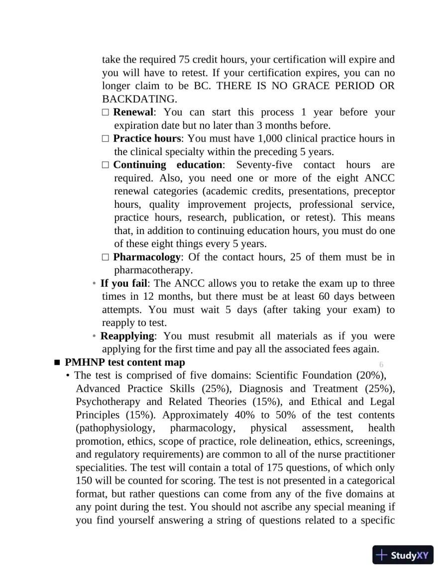 The Psychiatric-Mental Health Nurse Practitioner Certification Review Manual (2020), page 25
