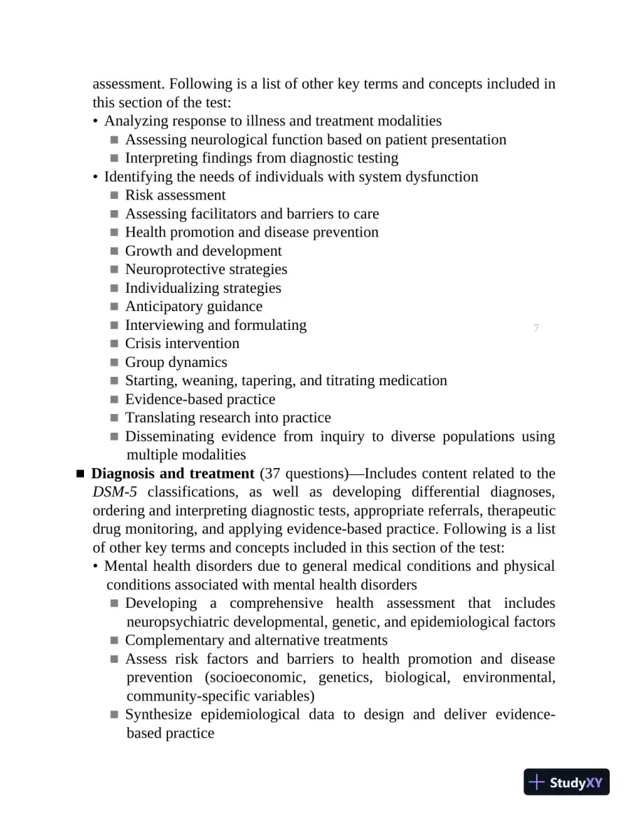 The Psychiatric-Mental Health Nurse Practitioner Certification Review Manual (2020), page 27