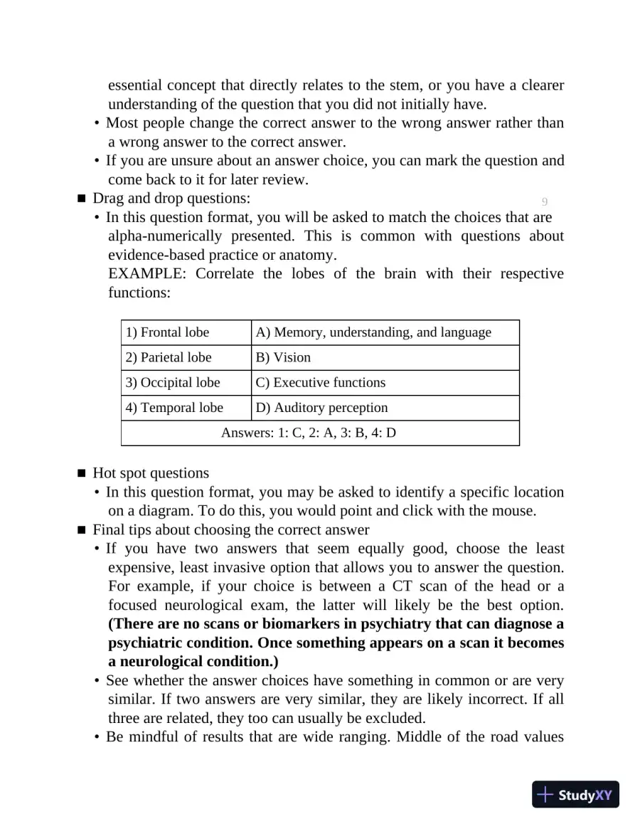 The Psychiatric-Mental Health Nurse Practitioner Certification Review Manual (2020), page 31