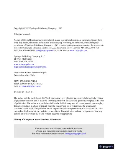 The Psychiatric-Mental Health Nurse Practitioner Certification Review Manual (2020) - Page 7 preview image