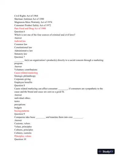 HRM 522 Week 5 Midterm Exam Part 2 Version 1 & 2 - Page 3 preview image
