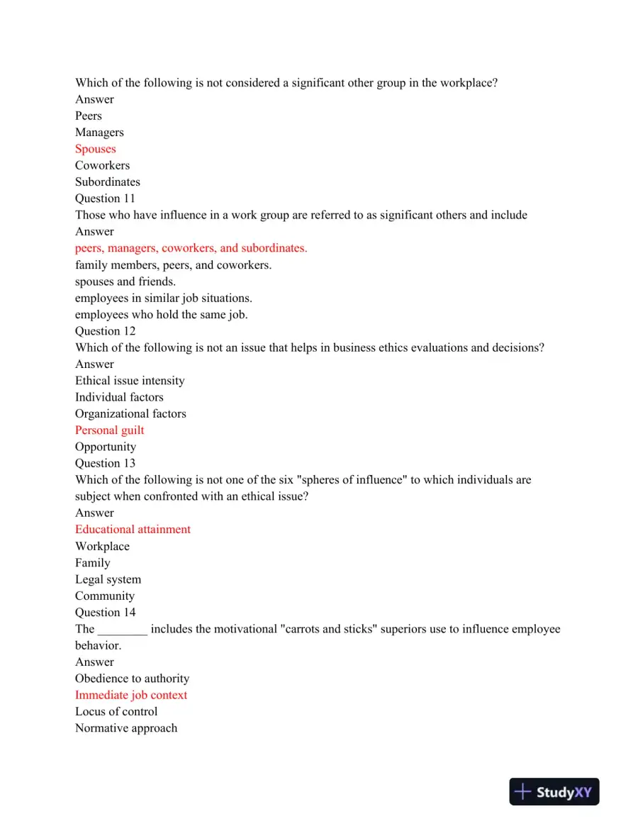 HRM 522 Week 5 Midterm Exam Part 2 Version 1 & 2, page 4