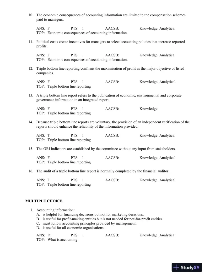 Contemporary Accounting 8th Edition Test Bank, page 3