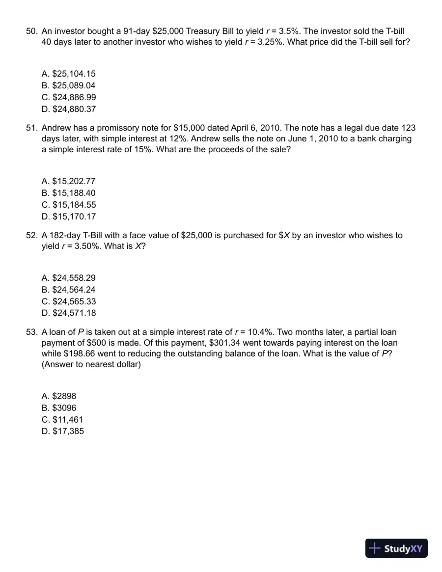 Mathematics of Finance 8th Edition Test Bank, page 13