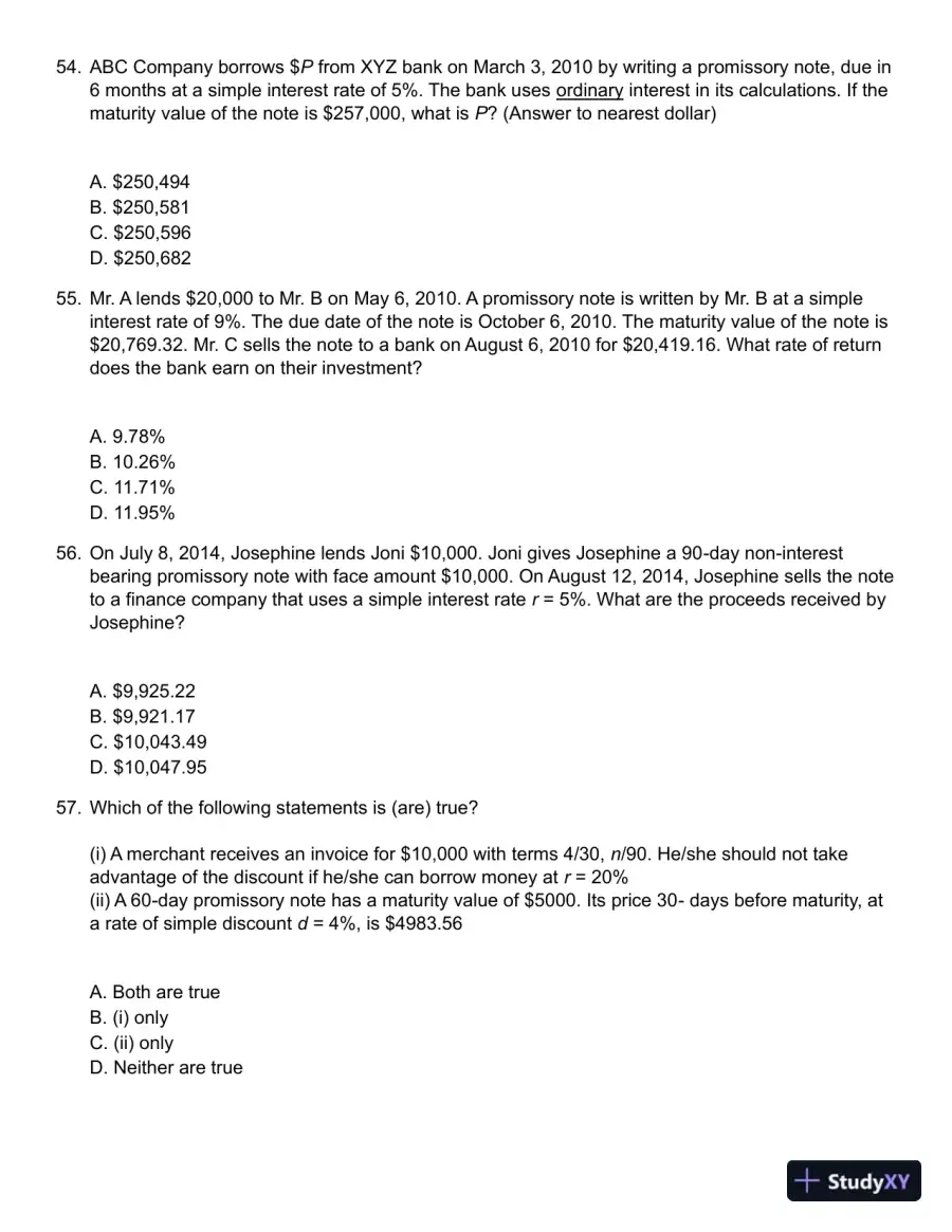 Mathematics of Finance 8th Edition Test Bank, page 14