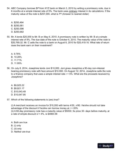 Mathematics of Finance 8th Edition Test Bank - Page 14 preview image