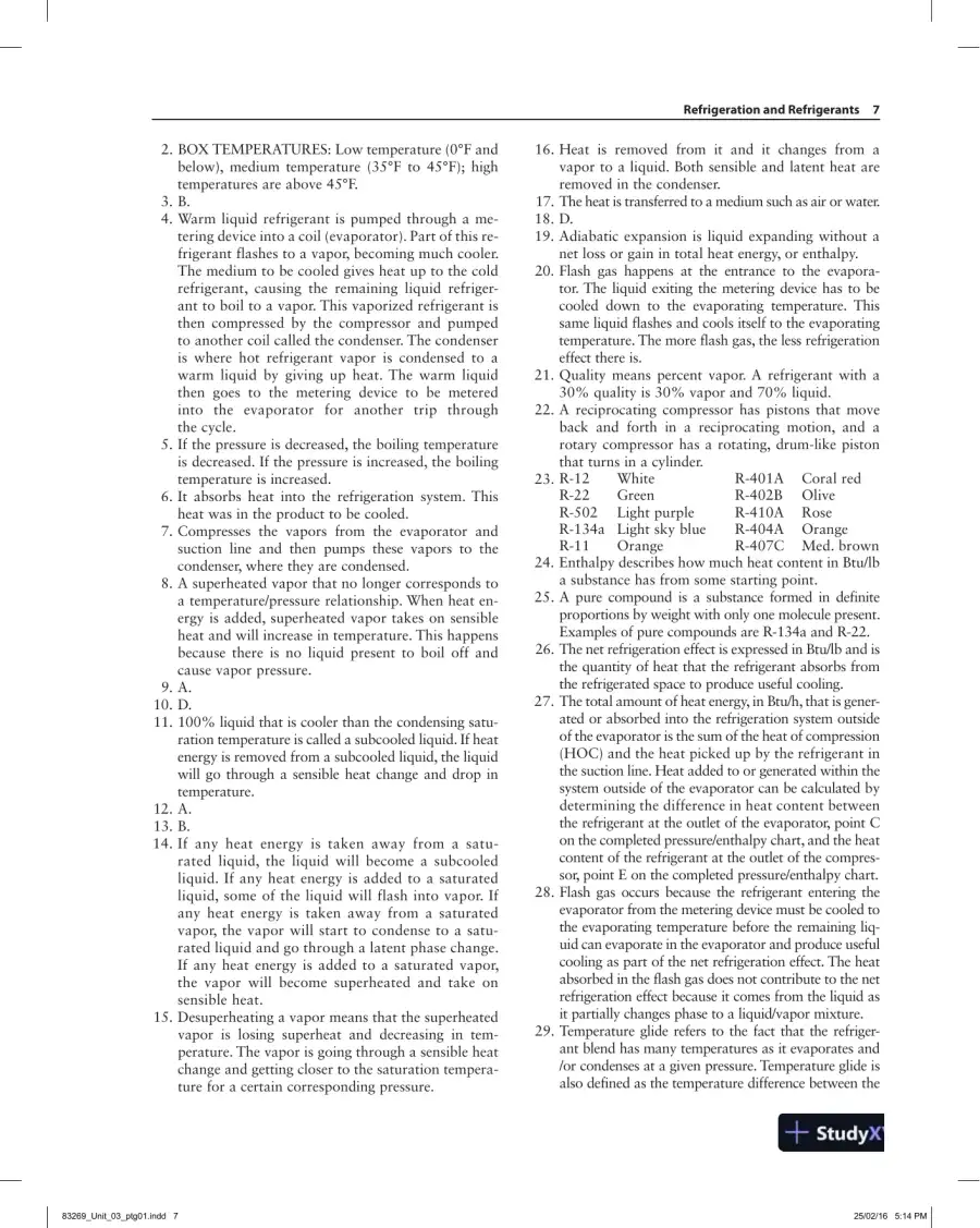 Solution Manual For Refrigeration and Air Conditioning Technology, 8th Edition, page 11