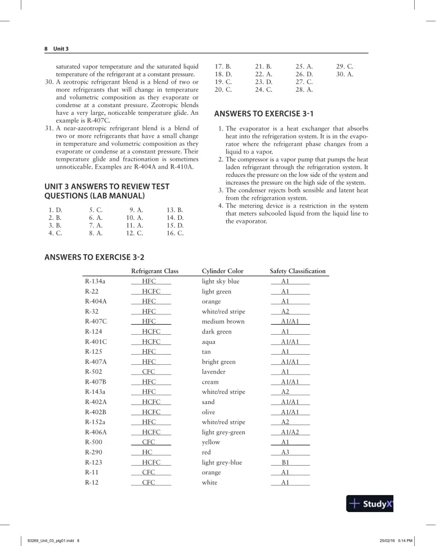 Solution Manual For Refrigeration and Air Conditioning Technology, 8th Edition, page 12