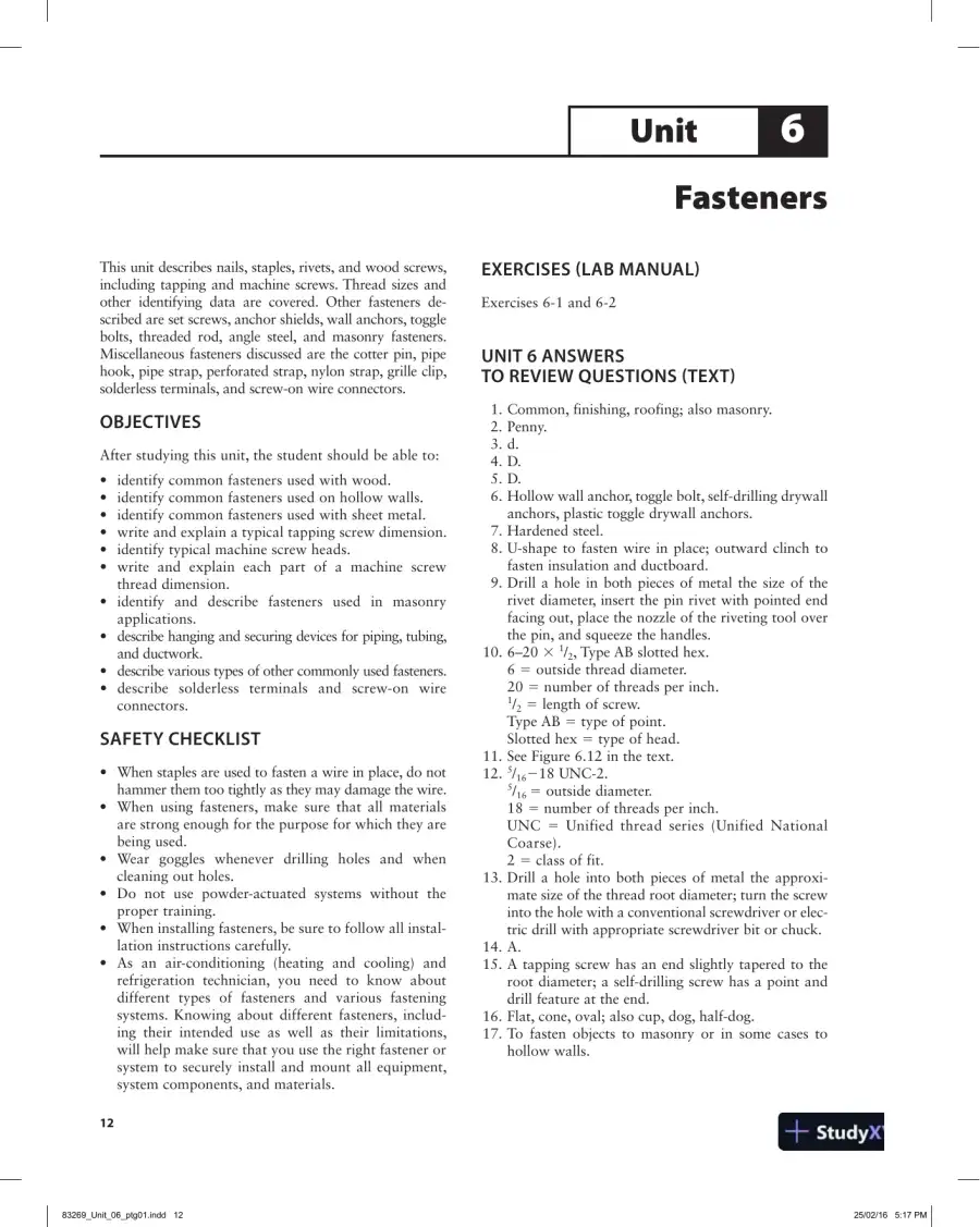 Solution Manual For Refrigeration and Air Conditioning Technology, 8th Edition, page 16