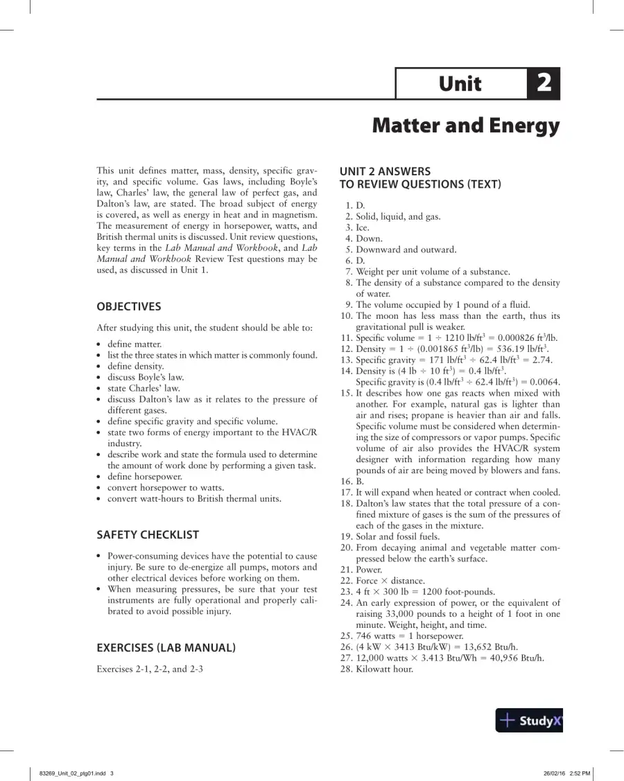 Solution Manual For Refrigeration and Air Conditioning Technology, 8th Edition, page 7