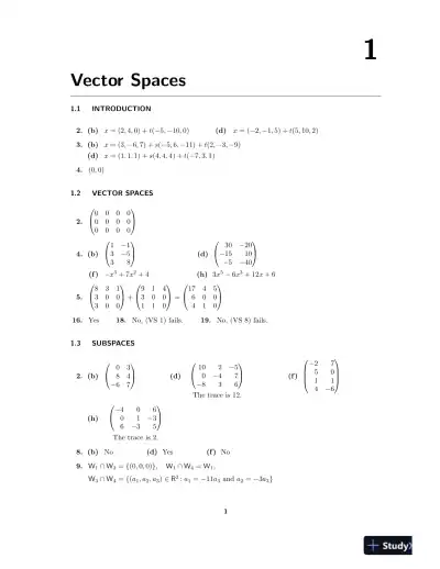 Solution Manual for Linear Algebra, 5th Edition - Page 5 preview image