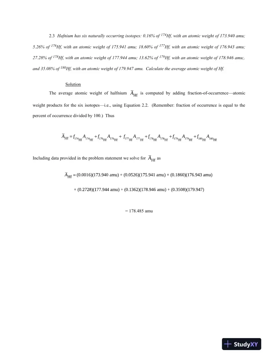 Solution Manual for Materials Science and Engineering: An Introduction, 10th Edition, page 4