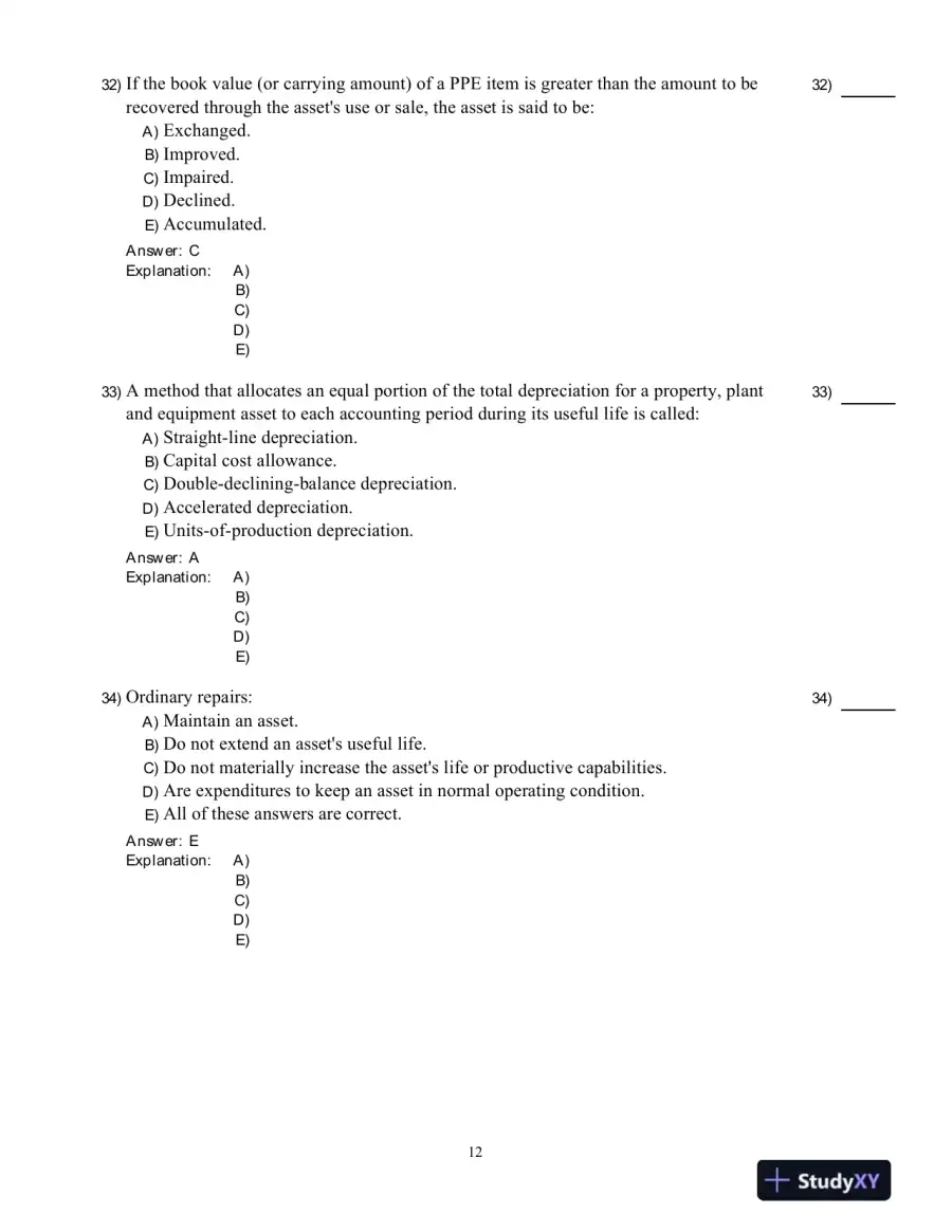 Fundamental Accounting Principles, Vol 2, 15th Edition Test Bank, page 13