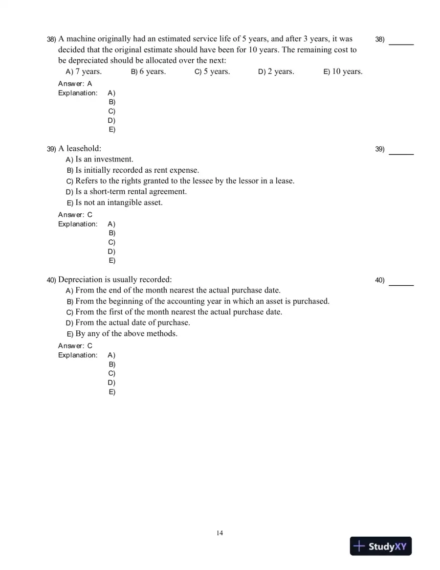 Fundamental Accounting Principles, Vol 2, 15th Edition Test Bank, page 15