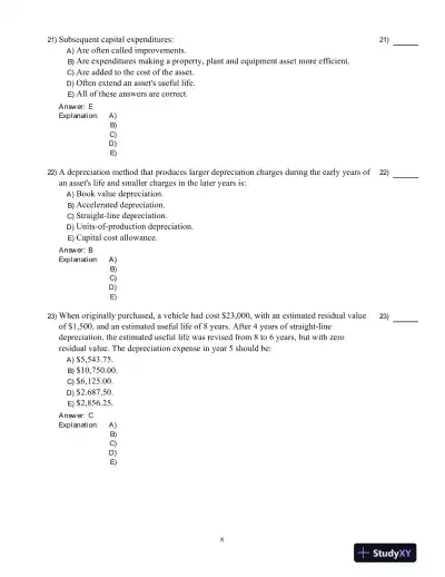Fundamental Accounting Principles, Vol 2, 15th Edition Test Bank - Page 9 preview image